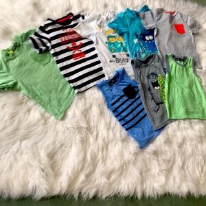 Bundle of assorted boys T shirts size 3 T.